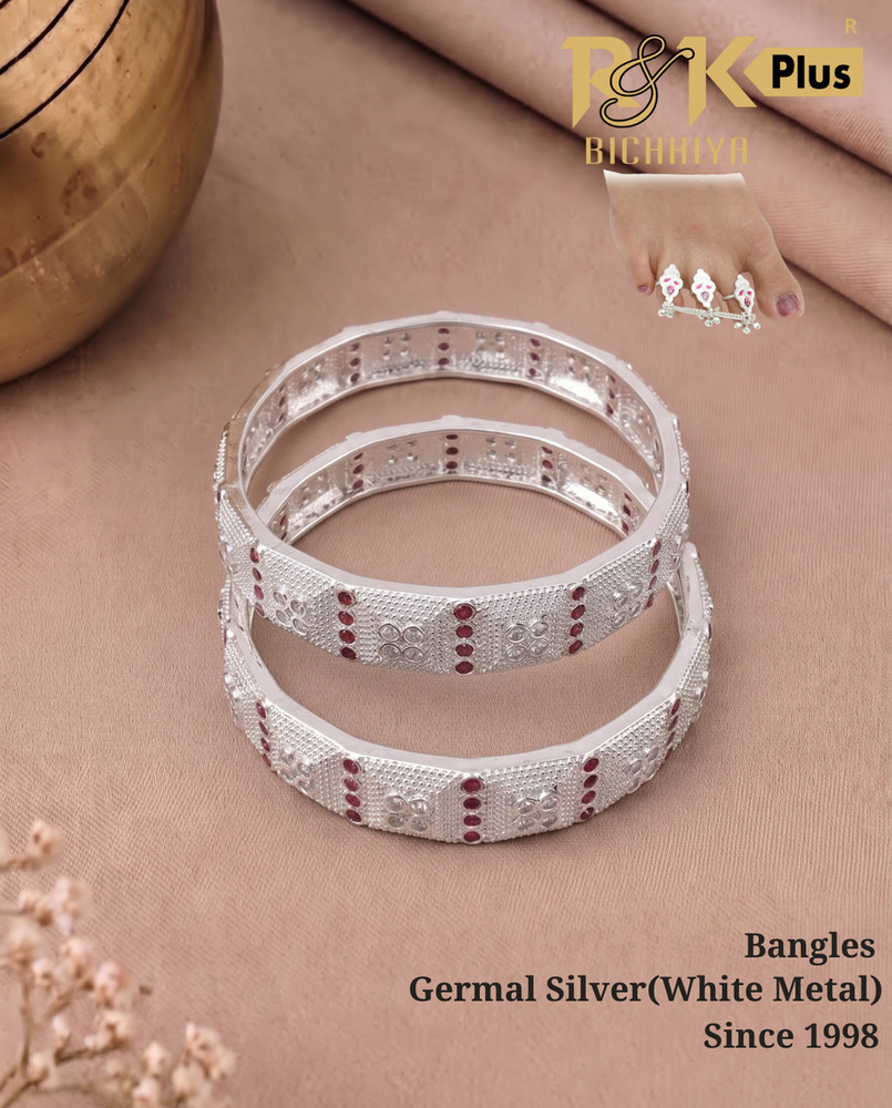 Designer Silver Bangles