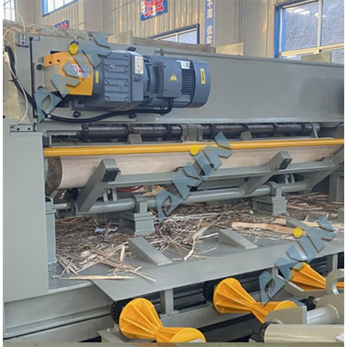 Rotary Log Debarker for Plywood Mill Veneer Mill and Wood Based Working Units for Log Bark Processing Log Bark Cutting