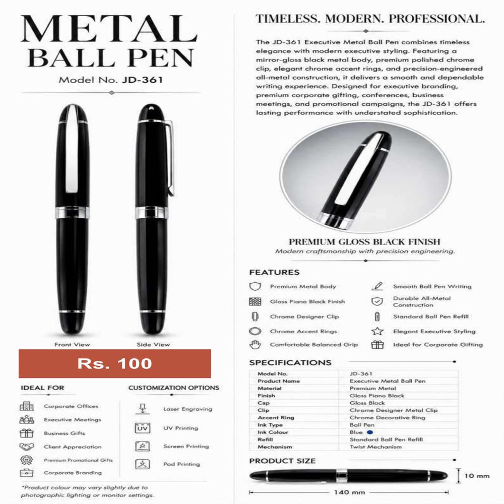 JD-361 Executive Metal Ball Pen
