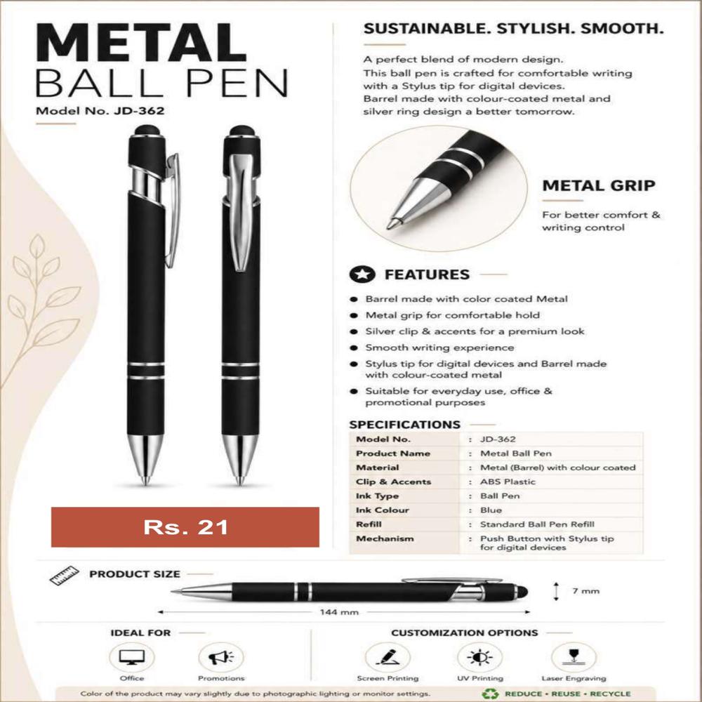 JD-362 Executive Metal Ball Pen