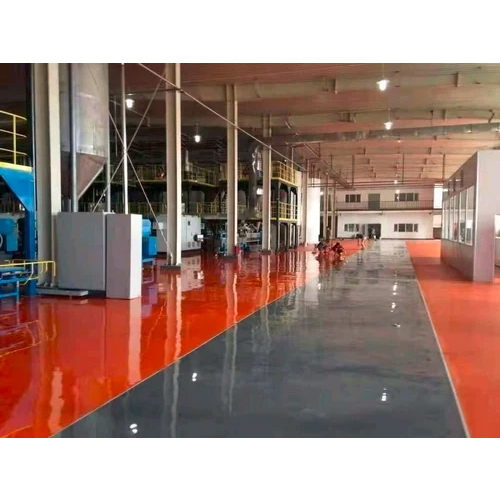 Abrasion-resident epoxy flooring