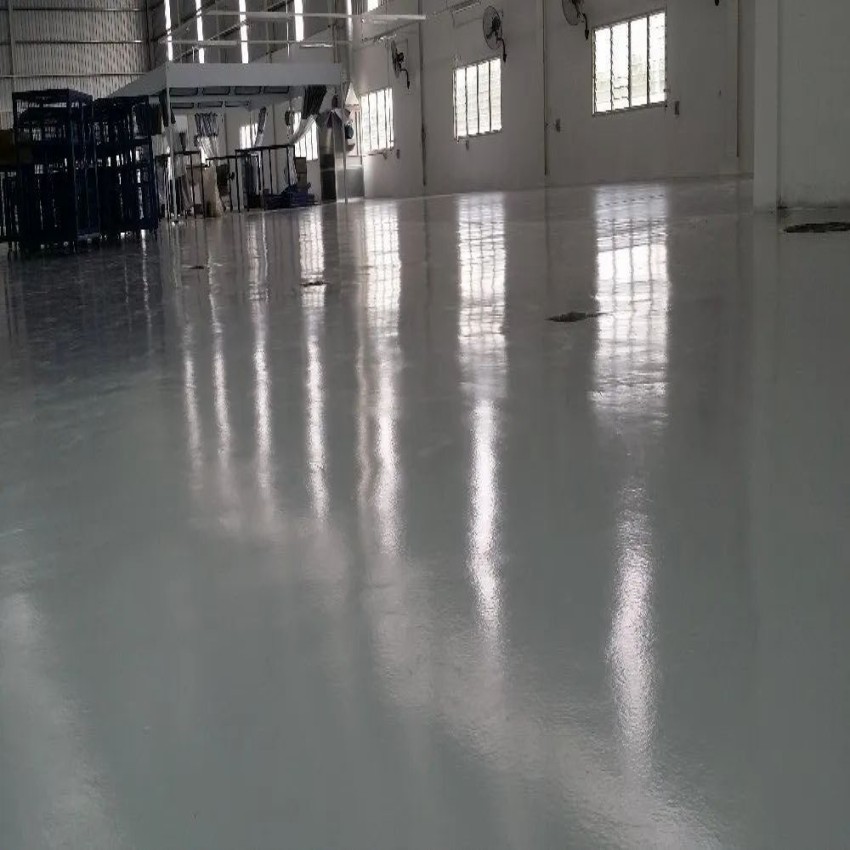 Abrasion-resident epoxy flooring