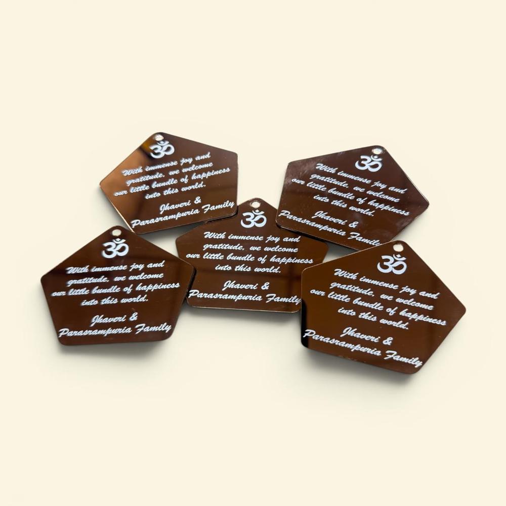 acrylic bag tag