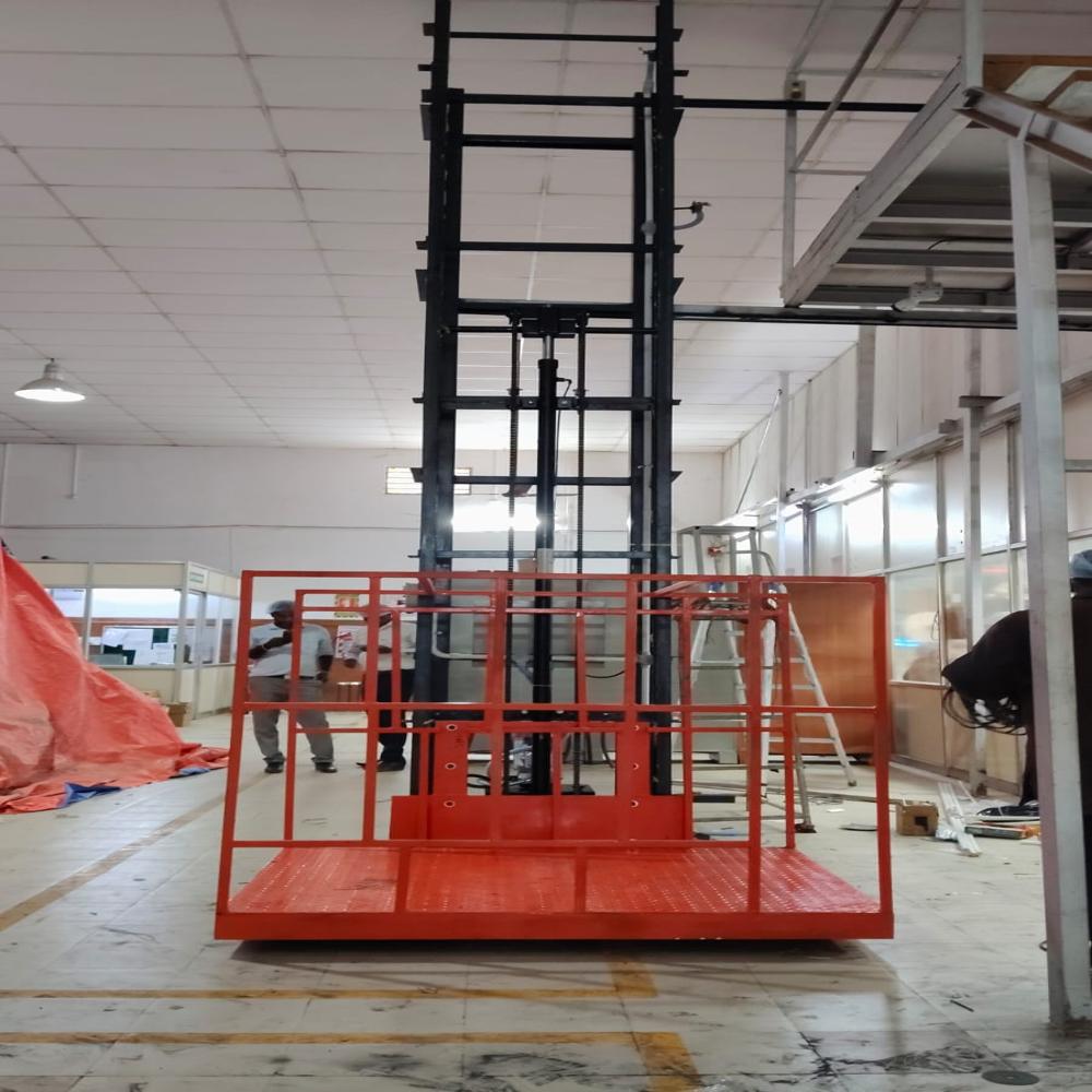 Hydrauli Goods Lift without Gate 0+1
