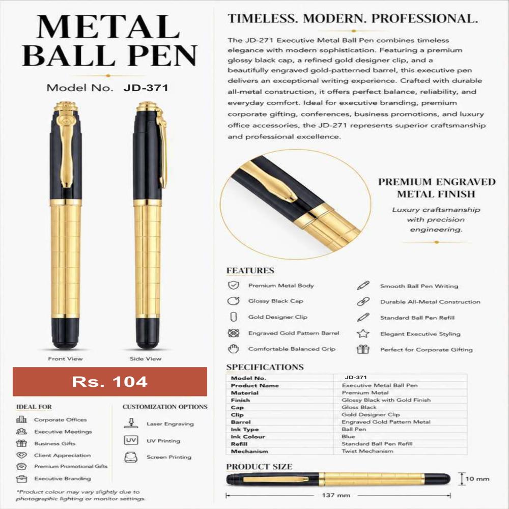 JD-371 Executive Metal Ball Pen