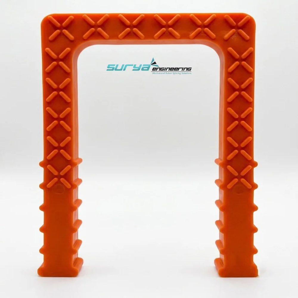 PVC-encapsulated foot steps