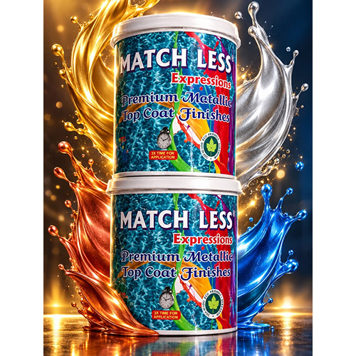 Premium Metallic Top Coat Finishes Primer Paint