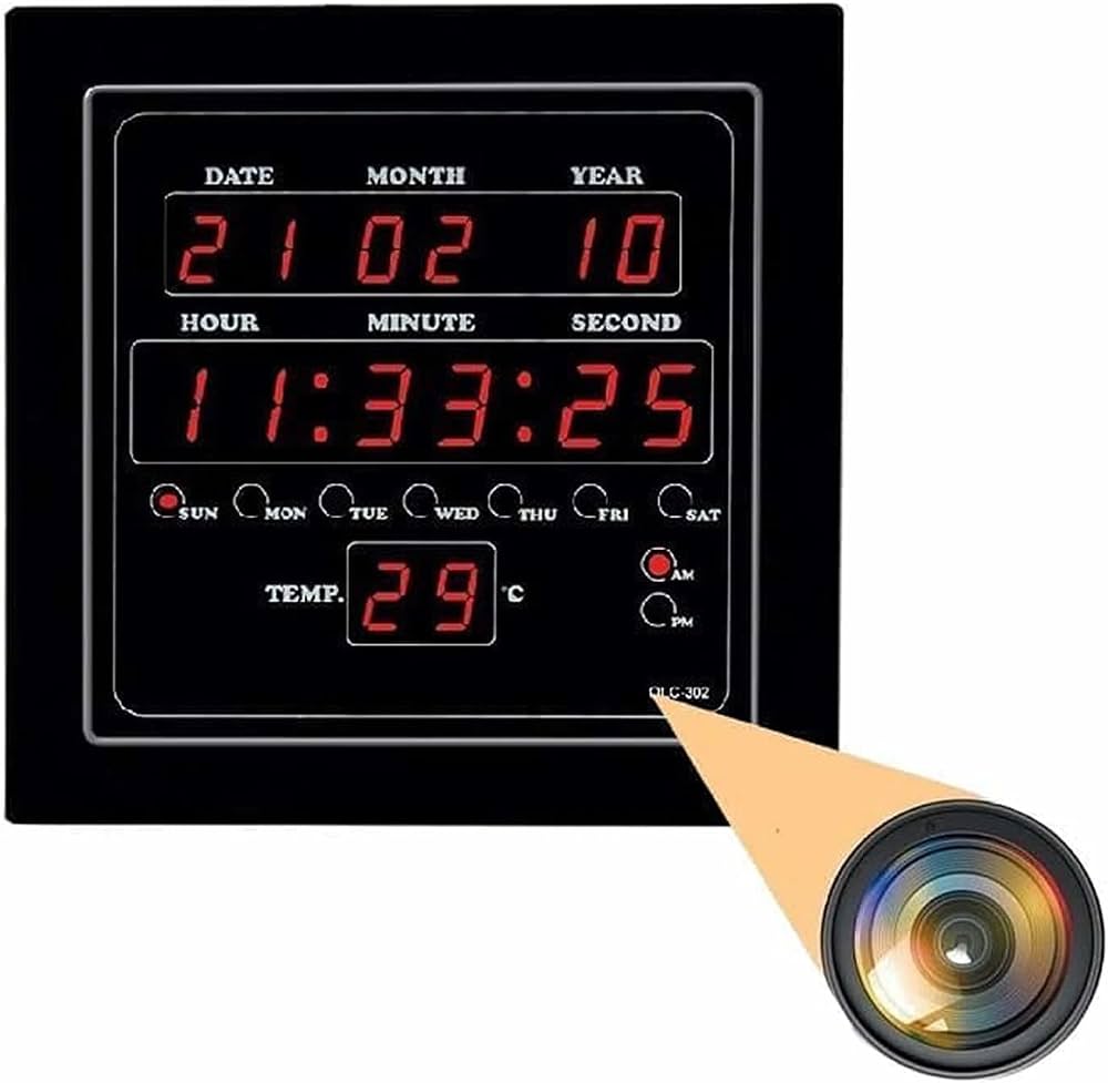 Ajanta 5g Sim Digital Wall Clock Camera