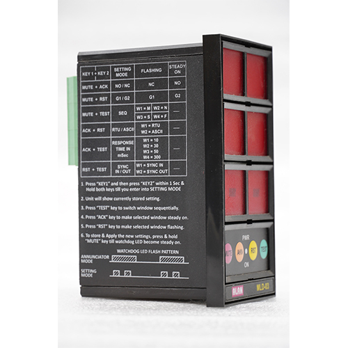 6 window small Annunciator Bifurcated