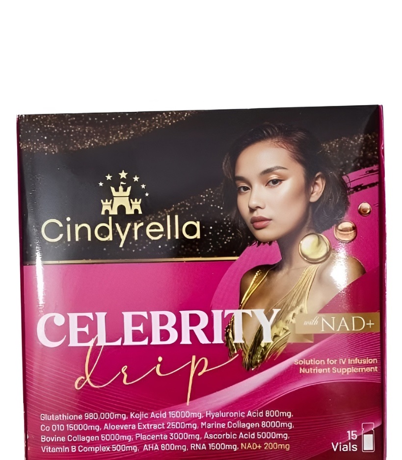 Cindyrella Celebrity Drip with NAD plus Glutathione Injection
