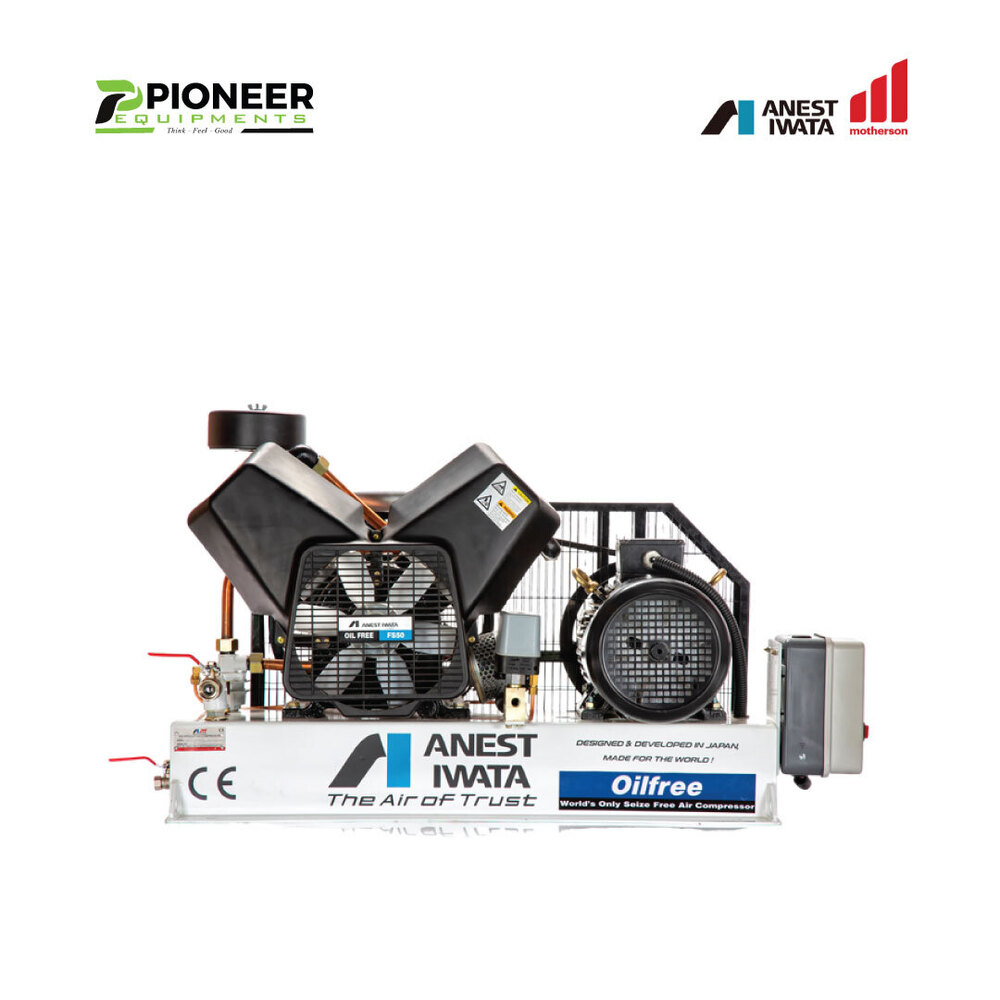 Single Stage Oil Free Compressor Base Mounted