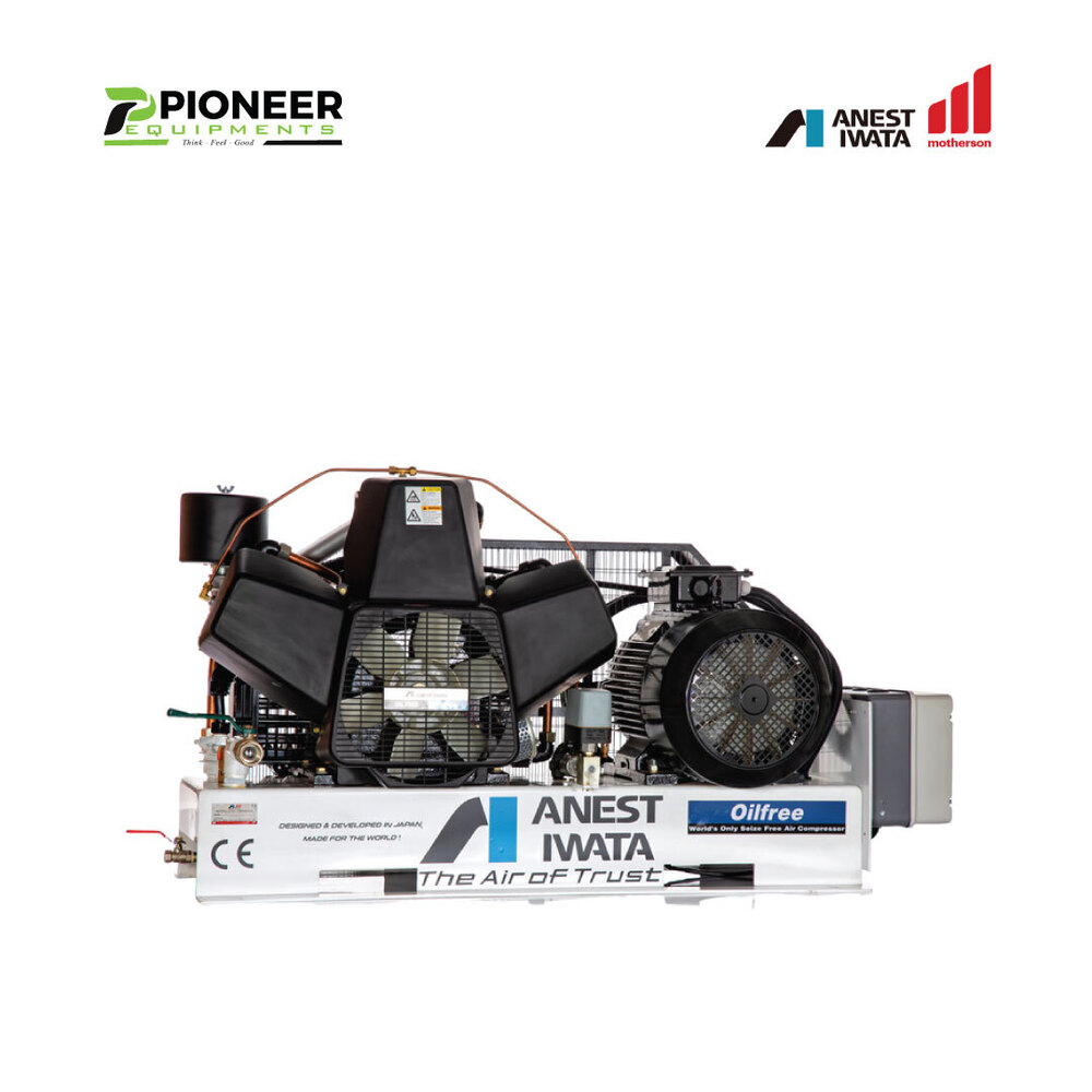 Two Stage Oil Free Compressor Base Mounted