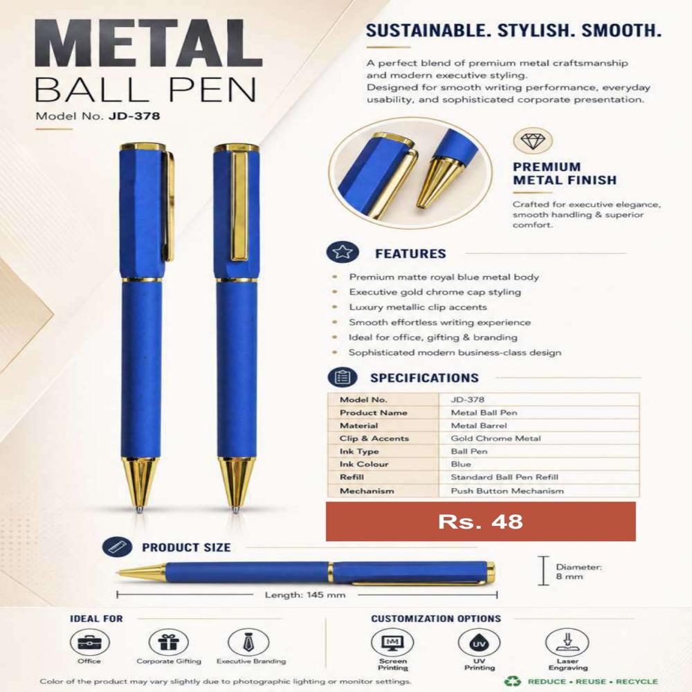 JD-378 Executive Metal Ball Pen