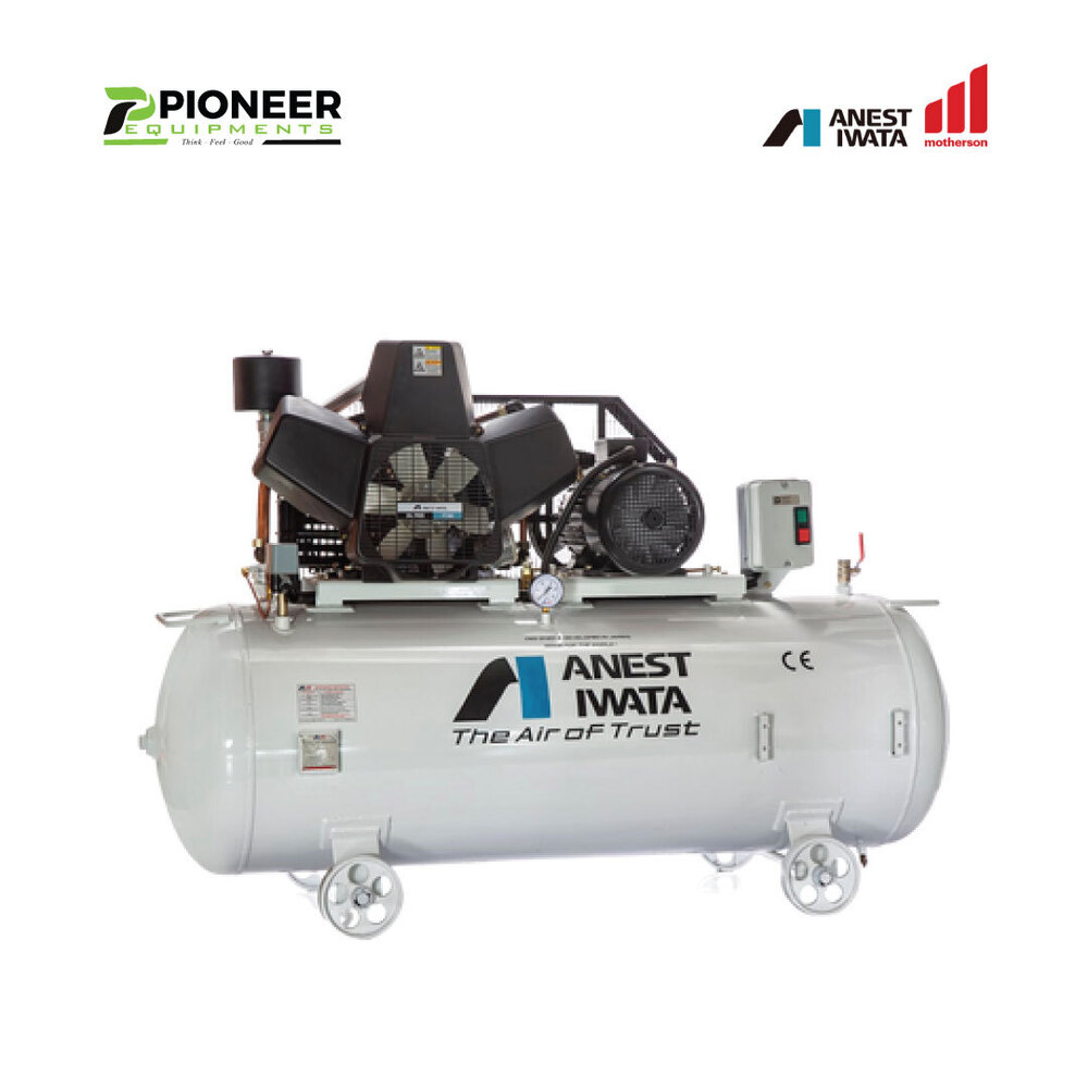 Double Stage Oil Free Compressor Tank Mounted