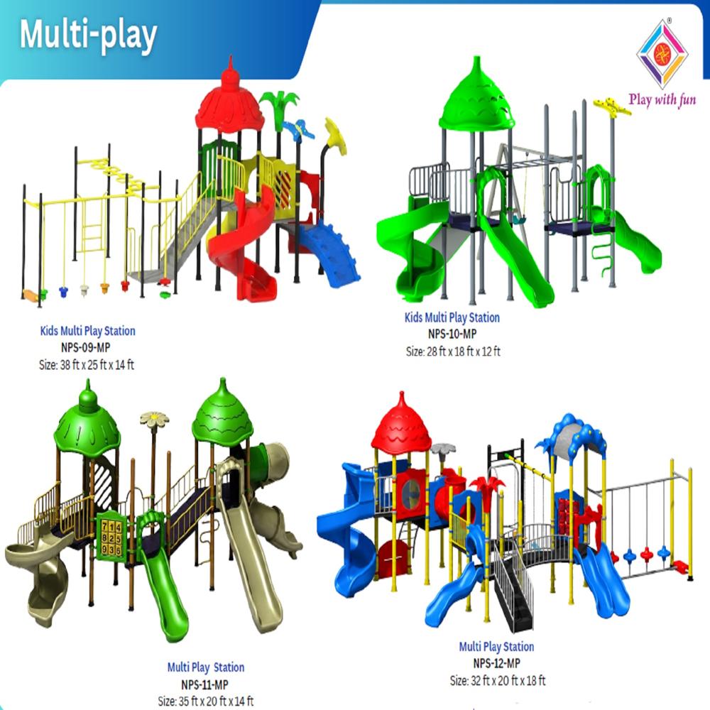 Outdoor Multi Play Station - Age Group: 3-15 Years