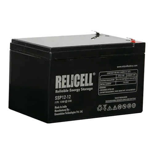 Relicell 12 Ah 12 Volt SMF VRLA Battery
