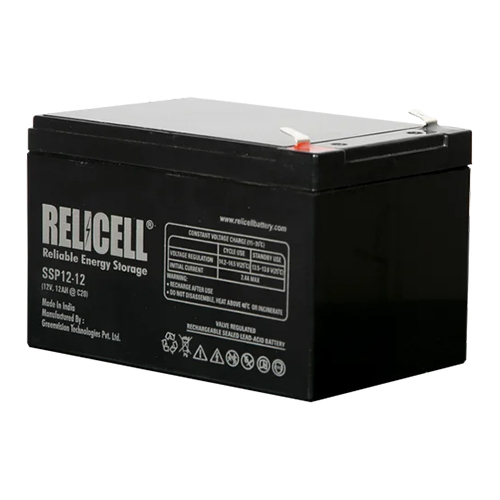 Relicell 12 Ah 12 Volt SMF VRLA Battery