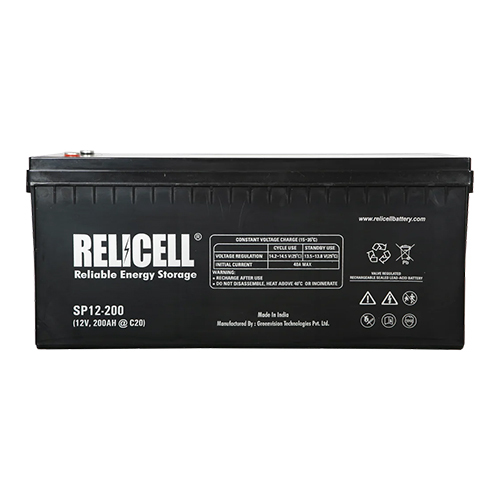 Relicell 200 Ah 12 Volt SMF VRLA Battery