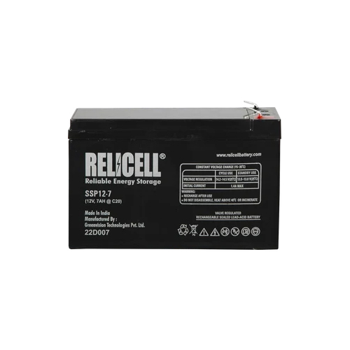 Relicell 7 Ah 12 Volt SMF VRLA Battery