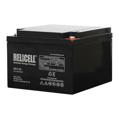 Relicell 26 Ah 12 Volt SMF VRLA Battery