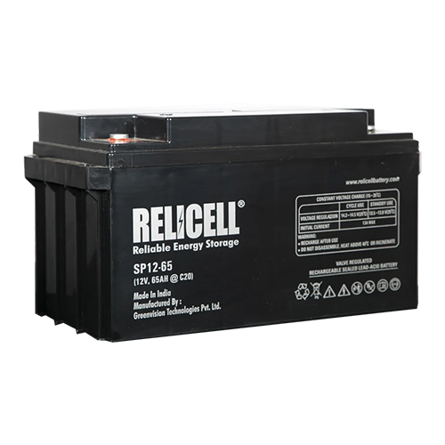 Relicell 65 Ah 12 Volt SMF VRLA Battery