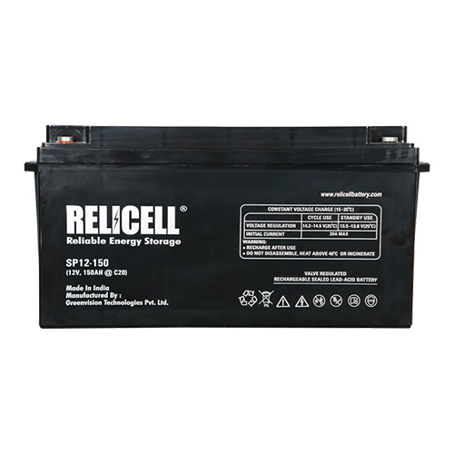 Relicell 150 Ah 12 Volt SMF VRLA Battery