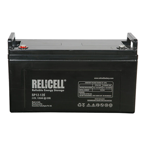 Relicell 120 Ah 12 Volt SMF VRLA Battery