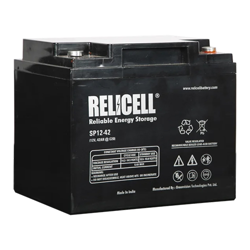 Relicell 42 Ah 12 Volt SMF VRLA Battery