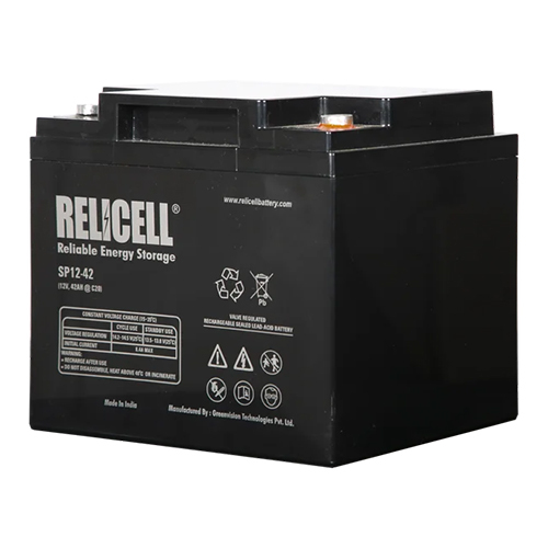 Relicell 42 Ah 12 Volt SMF VRLA Battery
