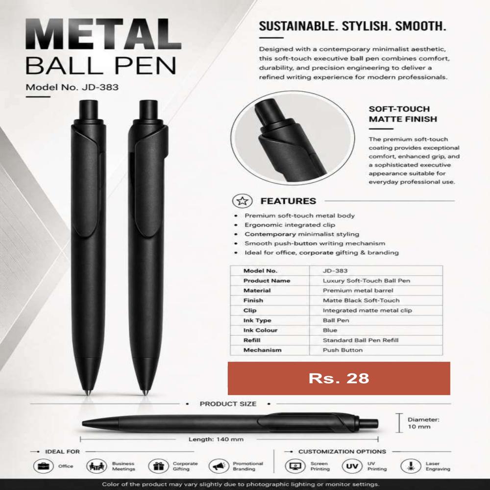 JD-383 Executive Metal Ball Pen