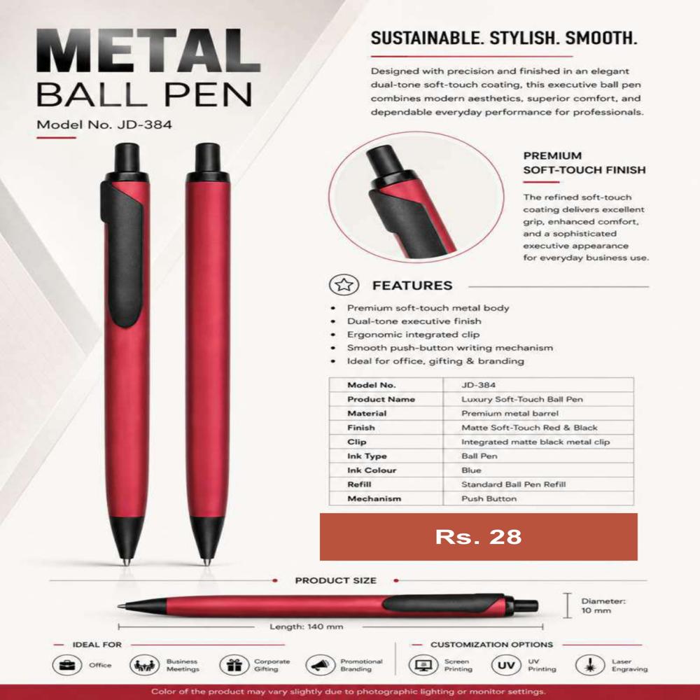 JD-383 Executive Metal Ball Pen