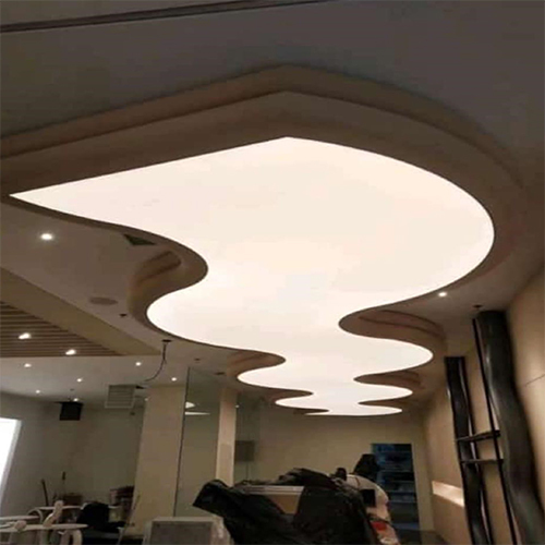 White Plain False Ceiling Design