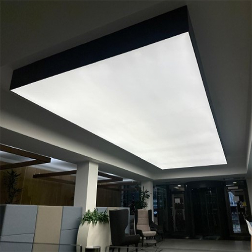 White Plain False Ceiling Design