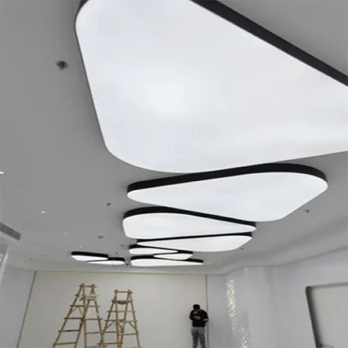 White Plain False Ceiling Design