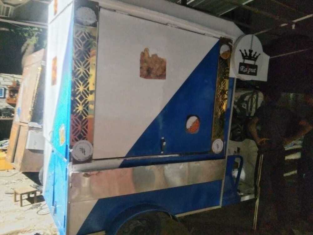 Modified E Rickshaw Food Cart