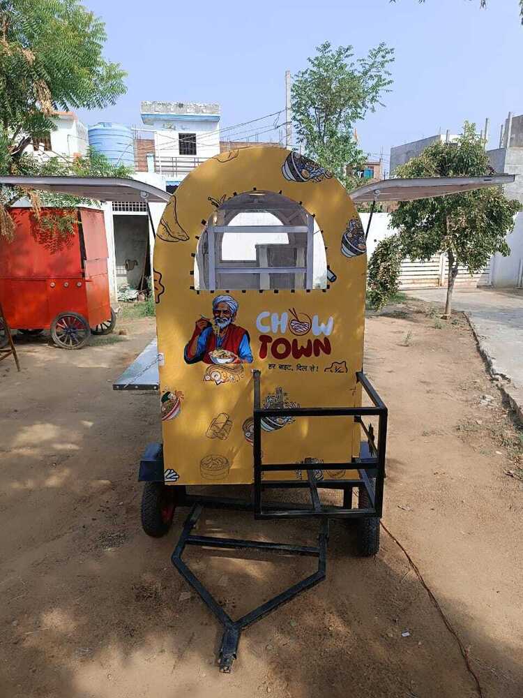7x3 ft Food Cart 2 Burner Dosa Tawa