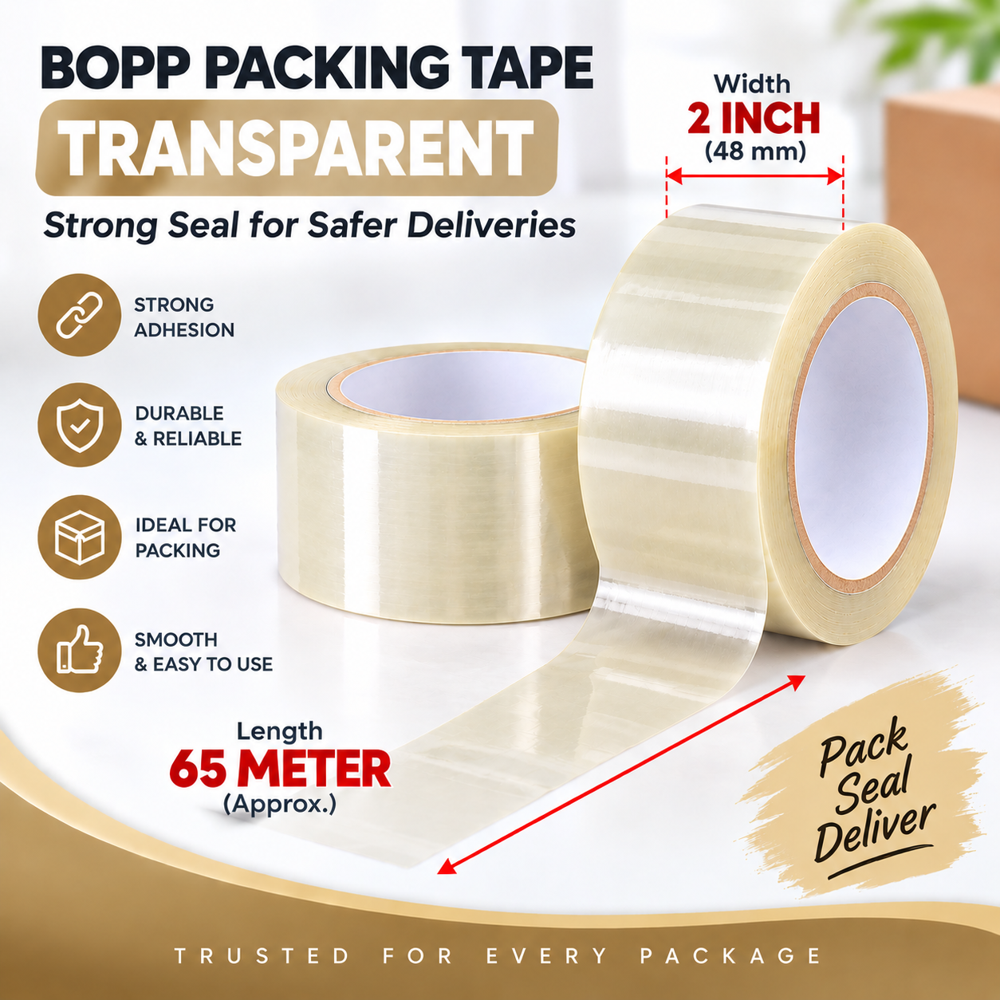 BOPP Self Adhesive 2 Inch Transparent Packing Tape