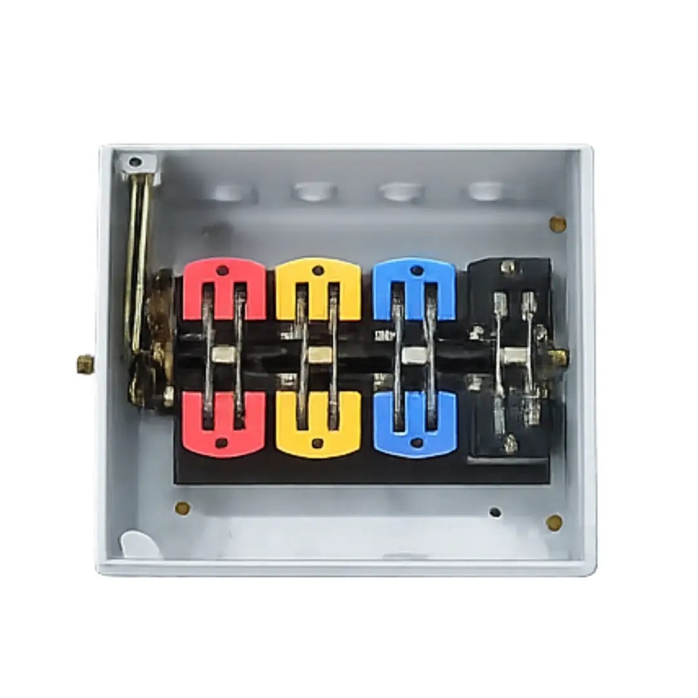 Manual 63A Four Pole Gear Changeover Switch