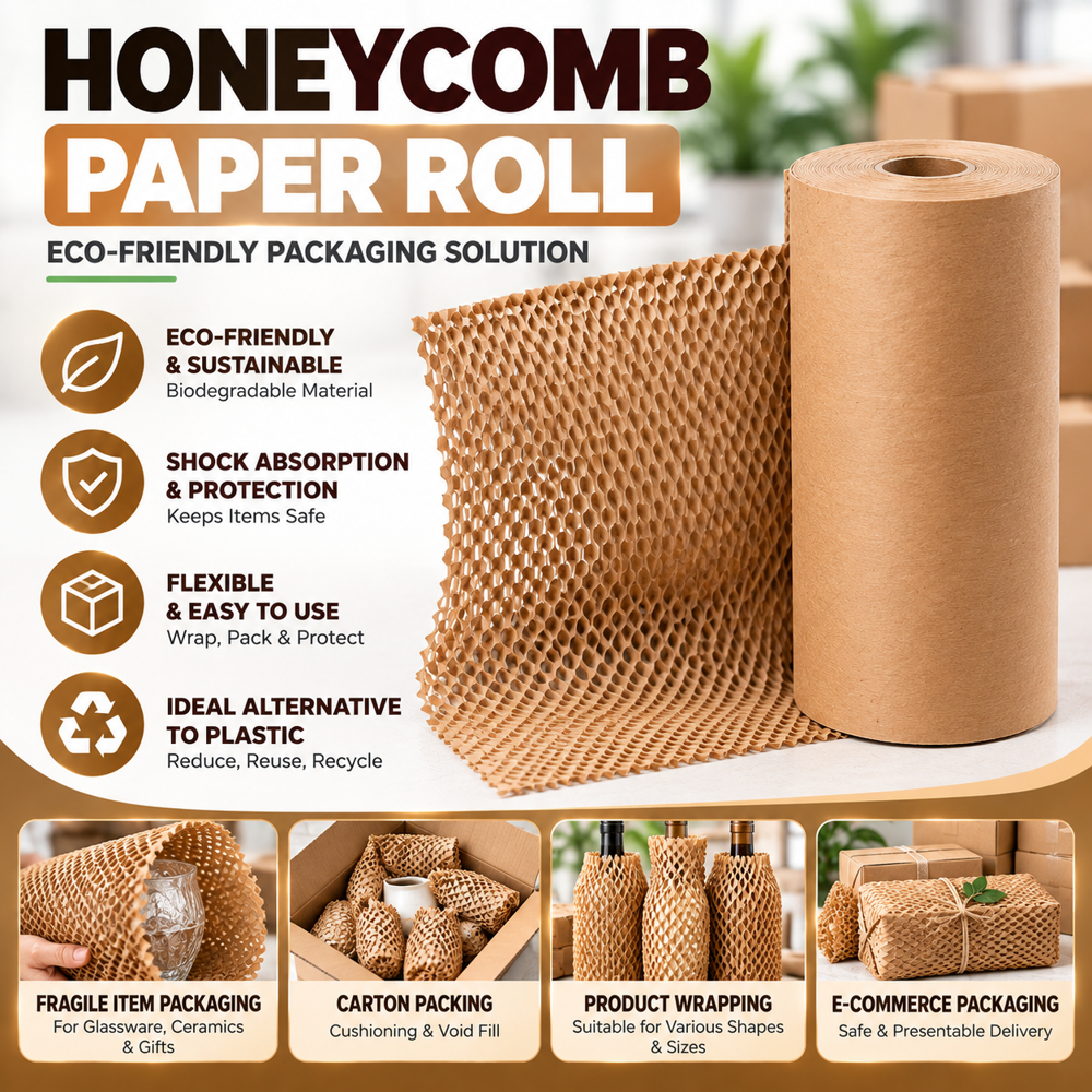Honeycomb Paper Packaging Roll