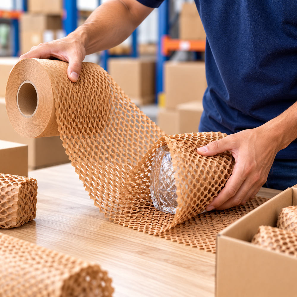 Honeycomb Paper Packaging Roll
