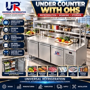 Under Counter With Ohs 3 Door