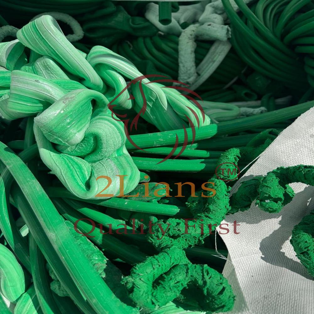 Flexible PVC scraps post industrial mixed colors