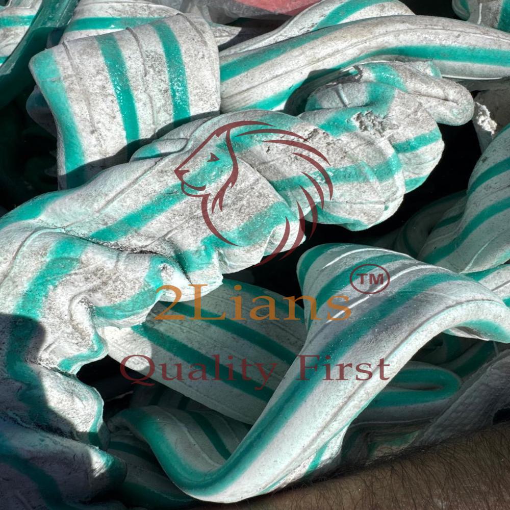 Flexible PVC scraps post industrial mixed colors
