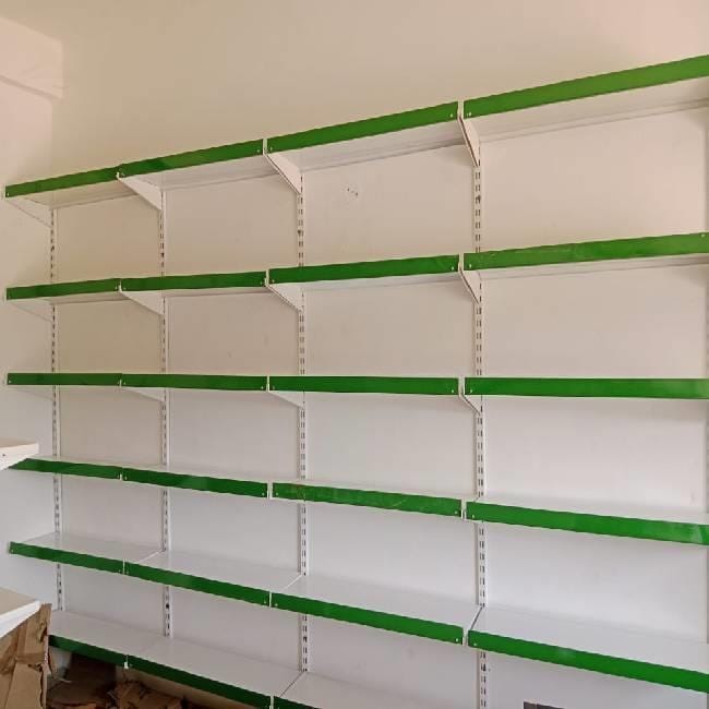 Supermarket Rack - Steel Framework, 5 Tier Adjustable Shelving , Ideal For Retail Displays And Inventory Management
