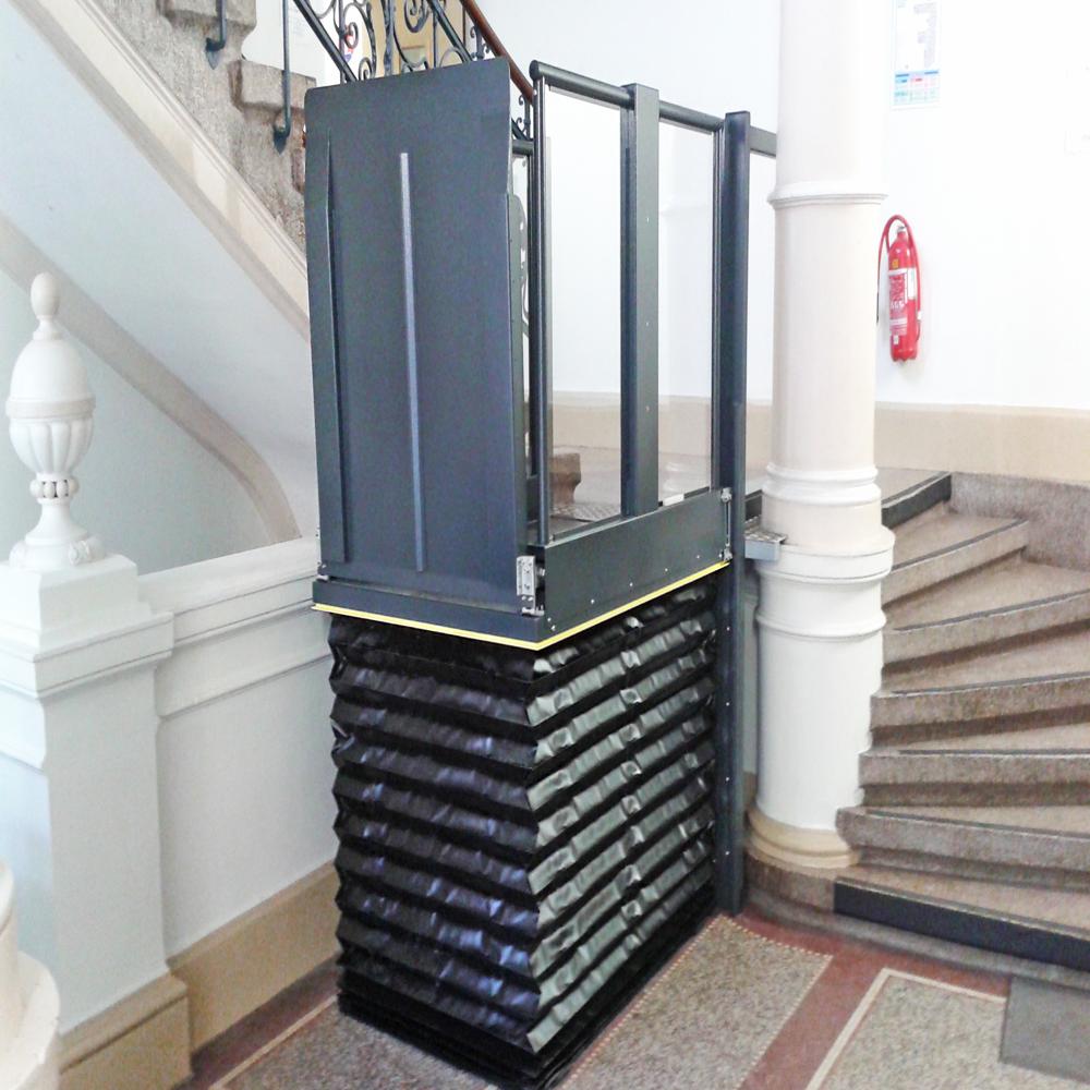 Compact Platformlifts - Stainless Steel, Electric/battery/hydraulic Power Supply | Calling Box, Remote Controller, Safety Sensor