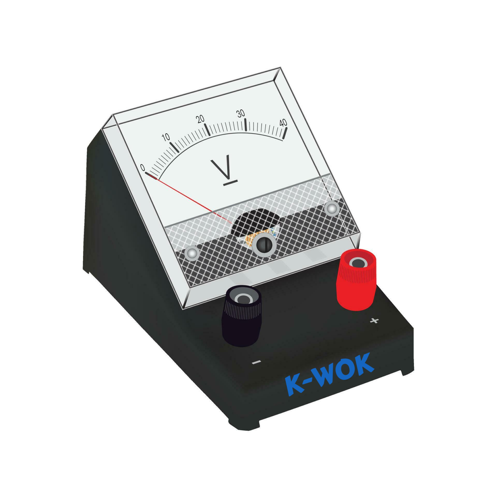 Analog Voltmeter - Accuracy: 0.5% Mg