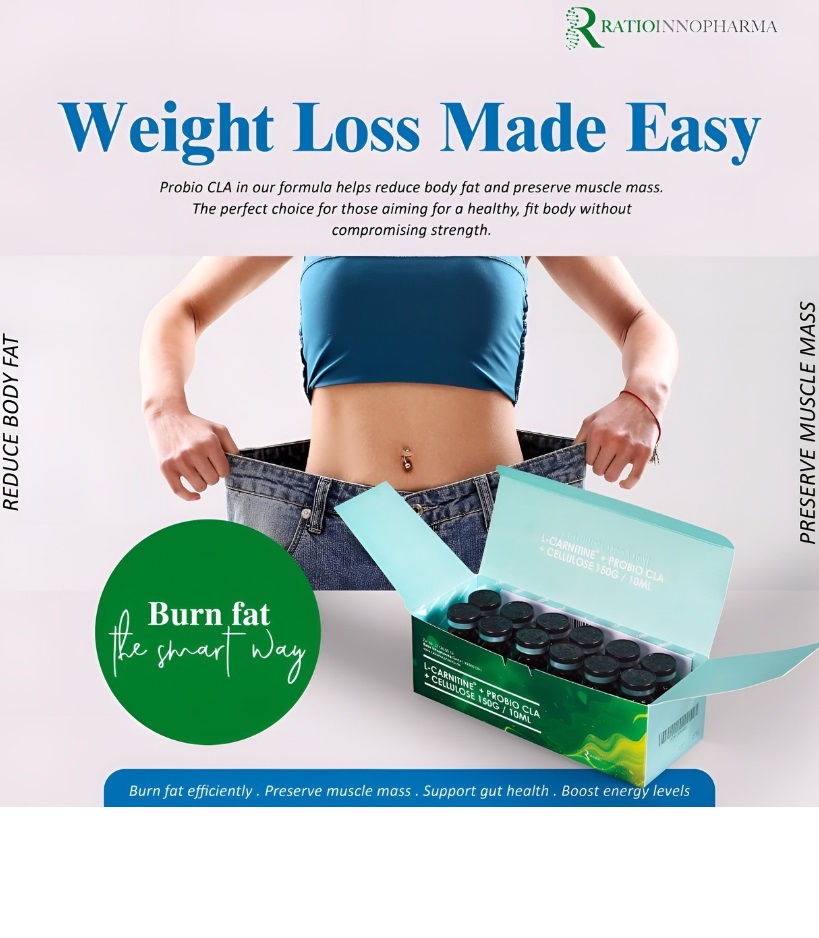 Ratiopharm L Carnitine plus Pro Bio CLA 150G Weight Loss Injection