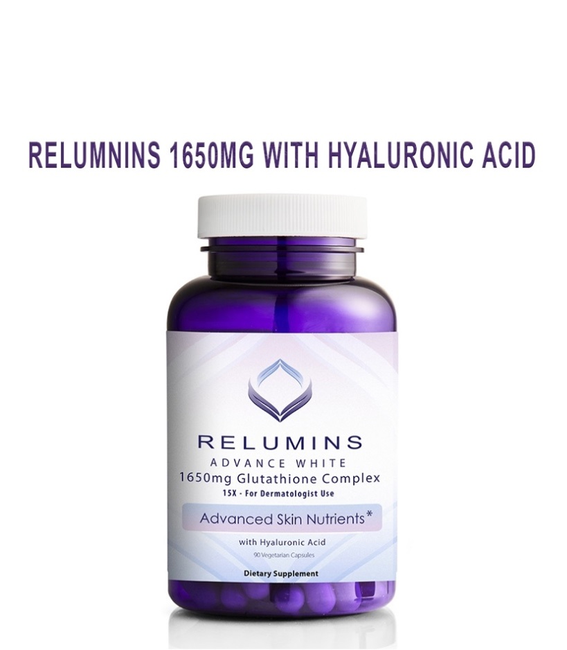 Relumins 1650mg Glutathione With Hyaluronic Acid Capsules