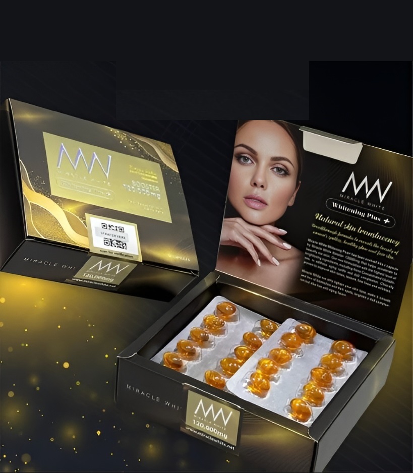 Miracle White Royal Gold 120000mg Glutathione Softgels