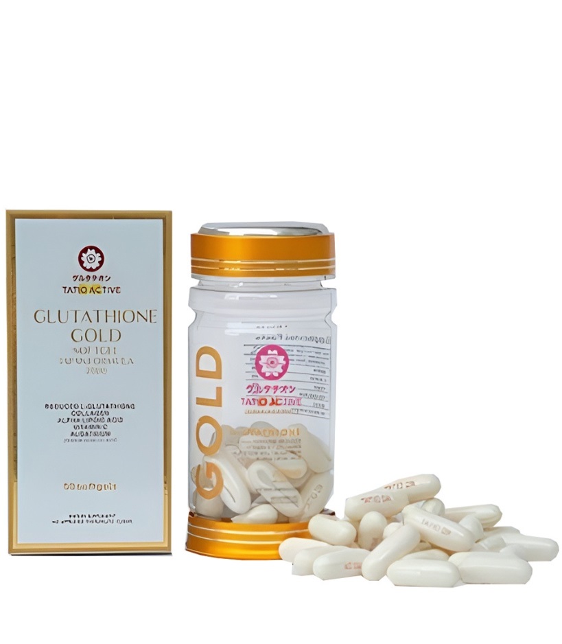Tatio Active Gold Glutathione 2000mg Skin Whitening Softgels